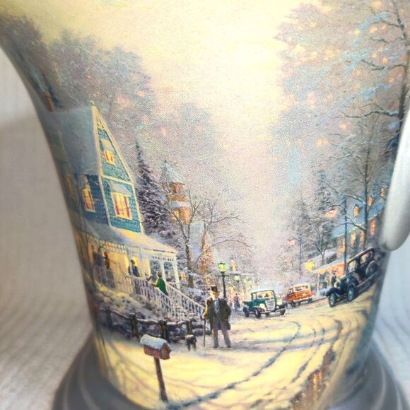 Vintage 2005 Thomas Kincade Christmas Tree Ceramic Base #A2888, Great cond. - Picture 12 of 12